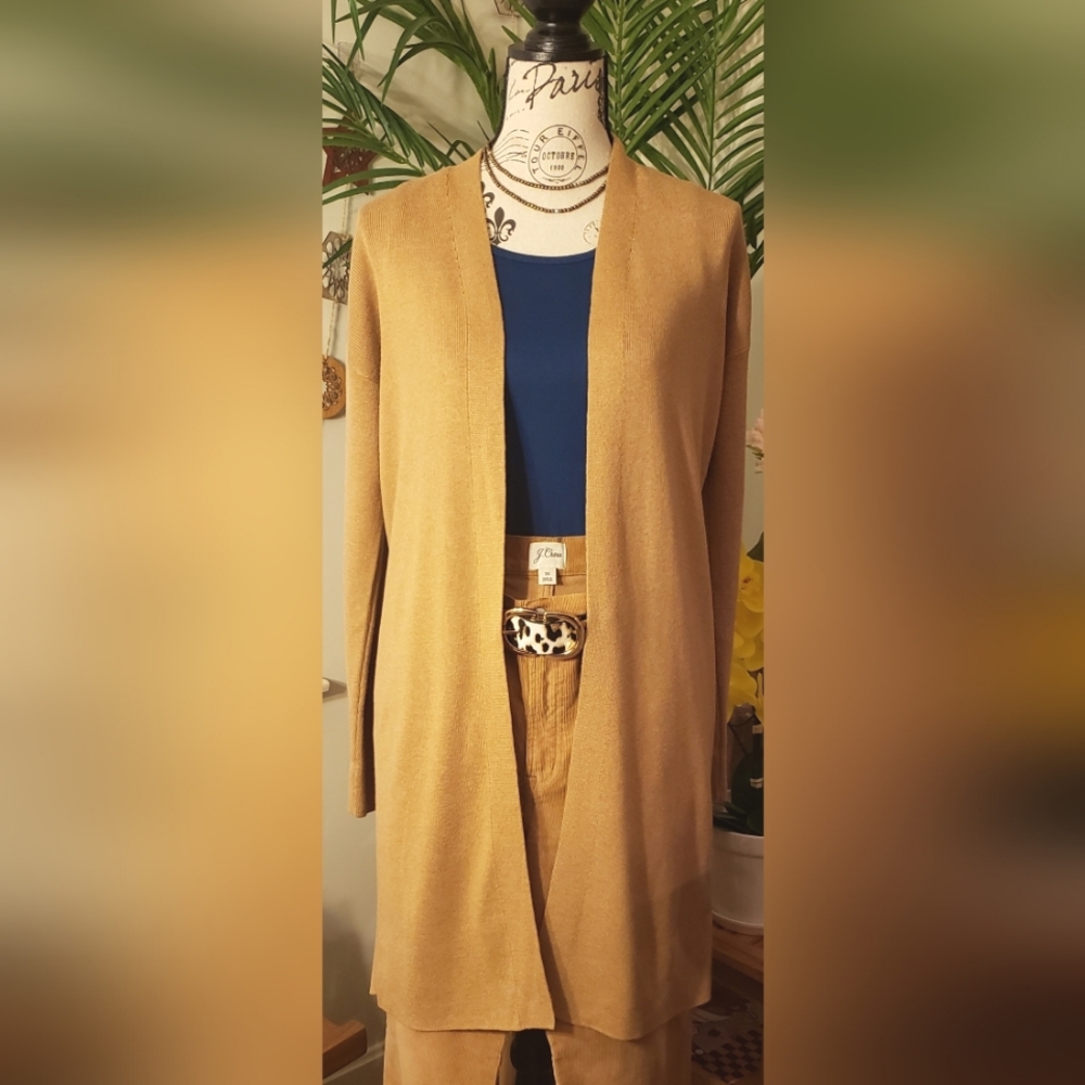 Banana Republic Open Front Long Line Cardigan